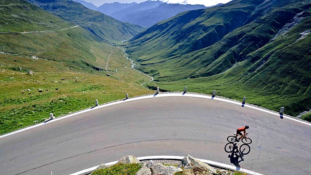 Andermatt: Rennradparadies in der Zentralschweiz