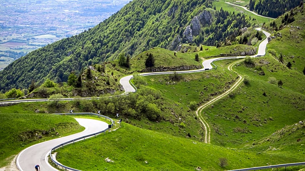 Italien: 4 Rennrad-Touren Monte Grappa - Rund um den Monte Grappa mit dem Rennrad