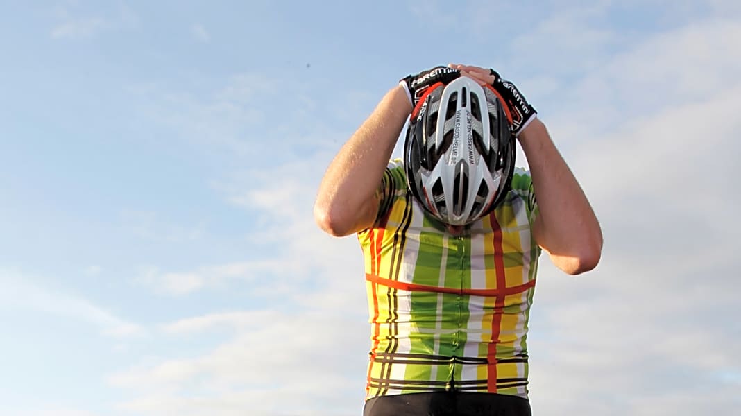 Nackenschmerzen beim Radfahren