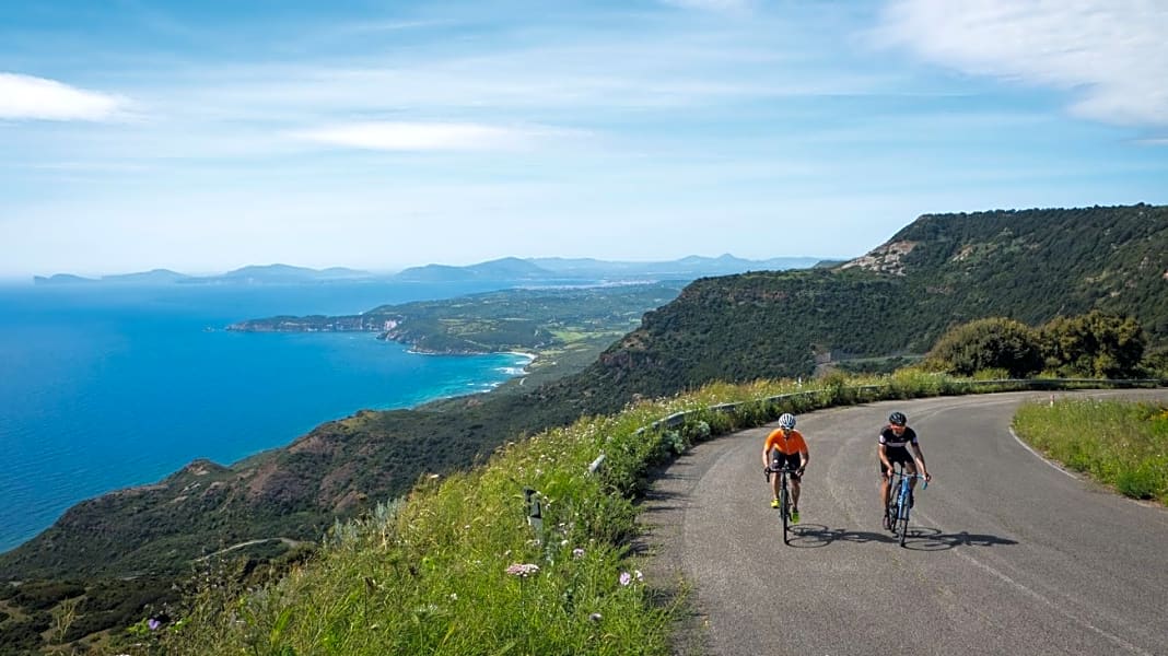 Reise Italien: Vier Rennradtouren im Nordosten Sardiniens - Traumtouren auf der Mittelmeerinsel Sardinien