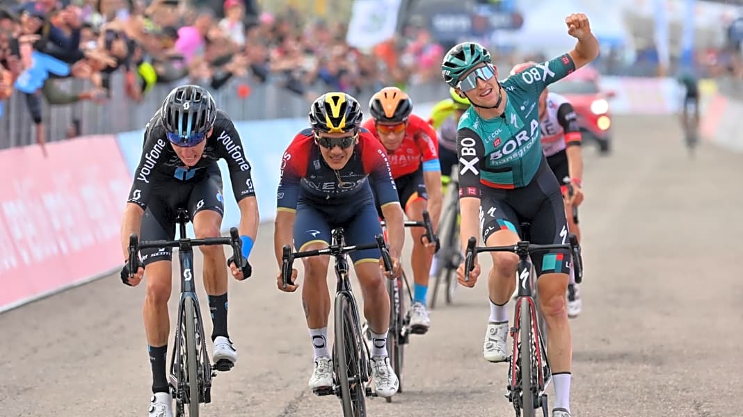 Giro d'Italia - Kämna bei Bergankunft chancenlos - Buchmann in Schlagdistanz