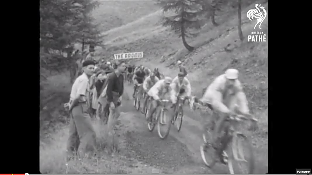 Historische Fahrradvideos: Straßenrennen