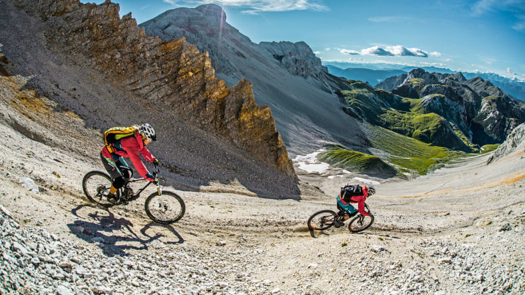 5 Panorama-Touren für Mountainbiker in den Dolomiten