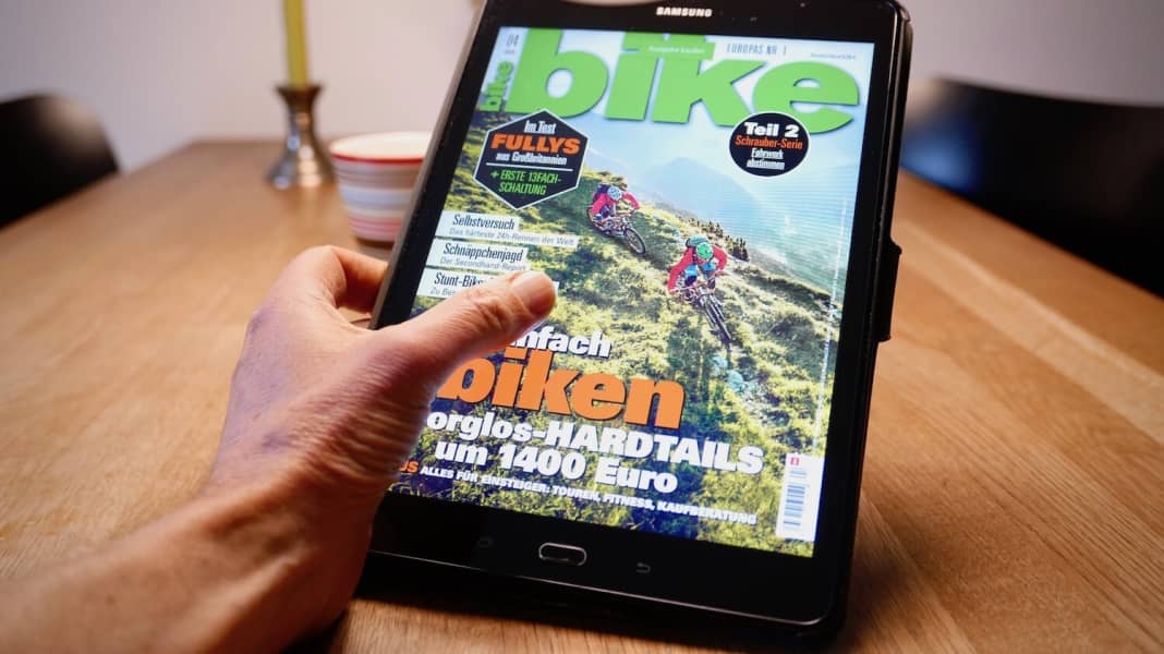 Die BIKE App – BIKE immer & überall lesen