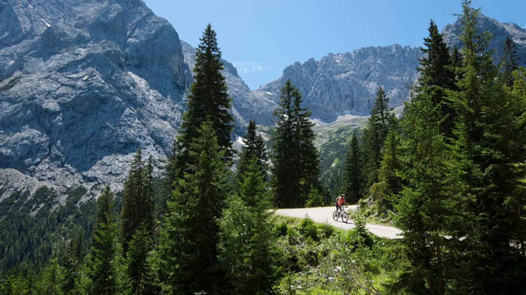 Wo Sie in Österreich ruhigen Gewissens biken dürfen