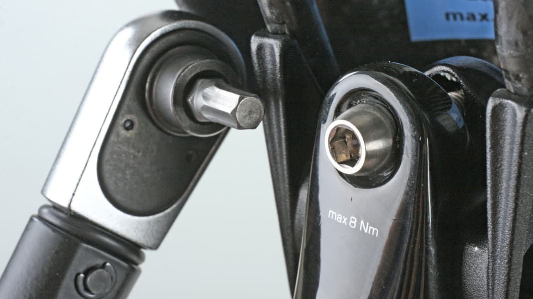 Werkstatt: Drehmomentschlüssel für Rennrad-Schrauben - Drehmomentschlüssel am Rennrad richtig einsetzen
