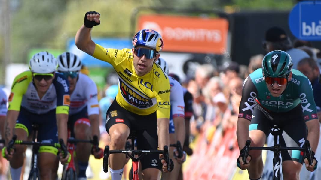 Criterium du Dauphine: Wout Van Aert sprintet zum zweiten Etappensieg