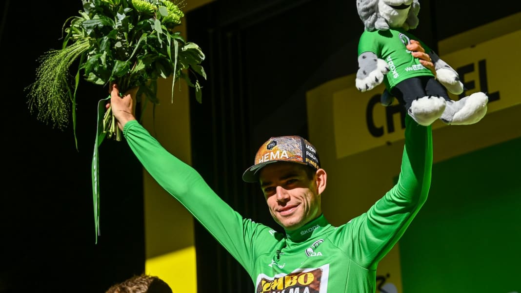 109. Tour de France - Radstar van Aert tauscht Luft gegen Grünes Trikot