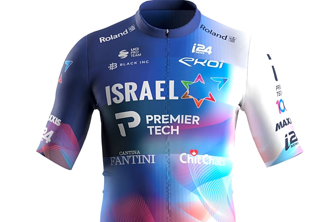 Das neue Trikot von Israel-Premier Tech für 2023 