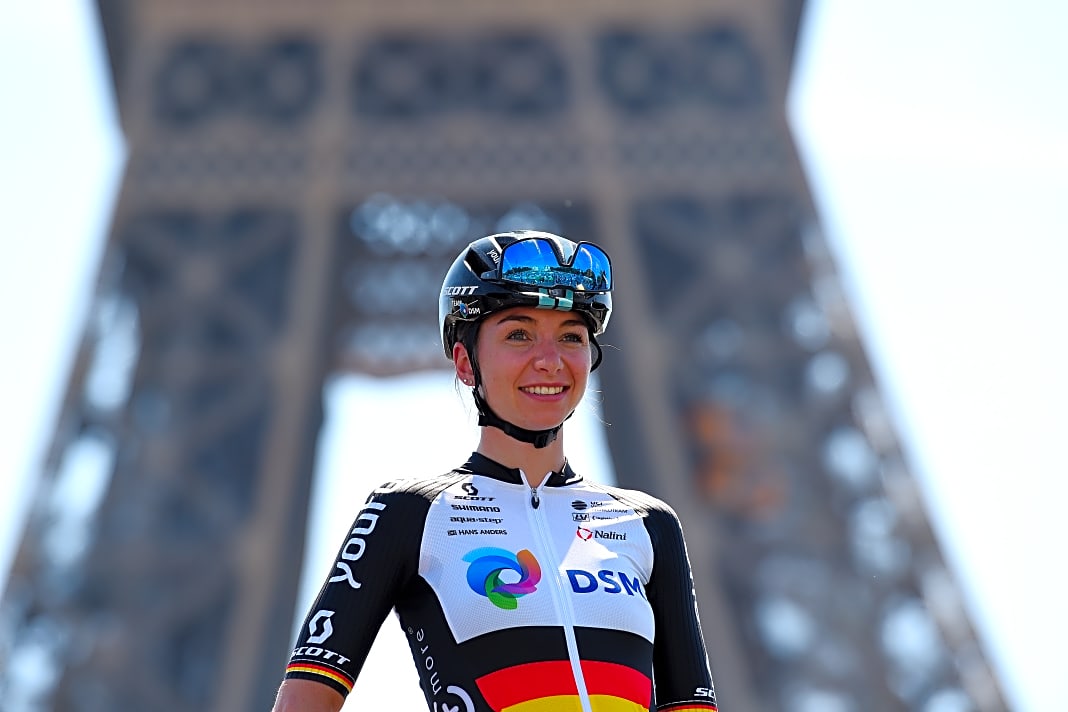Liane Lippert in Paris zur Tour de France Femmes 2022