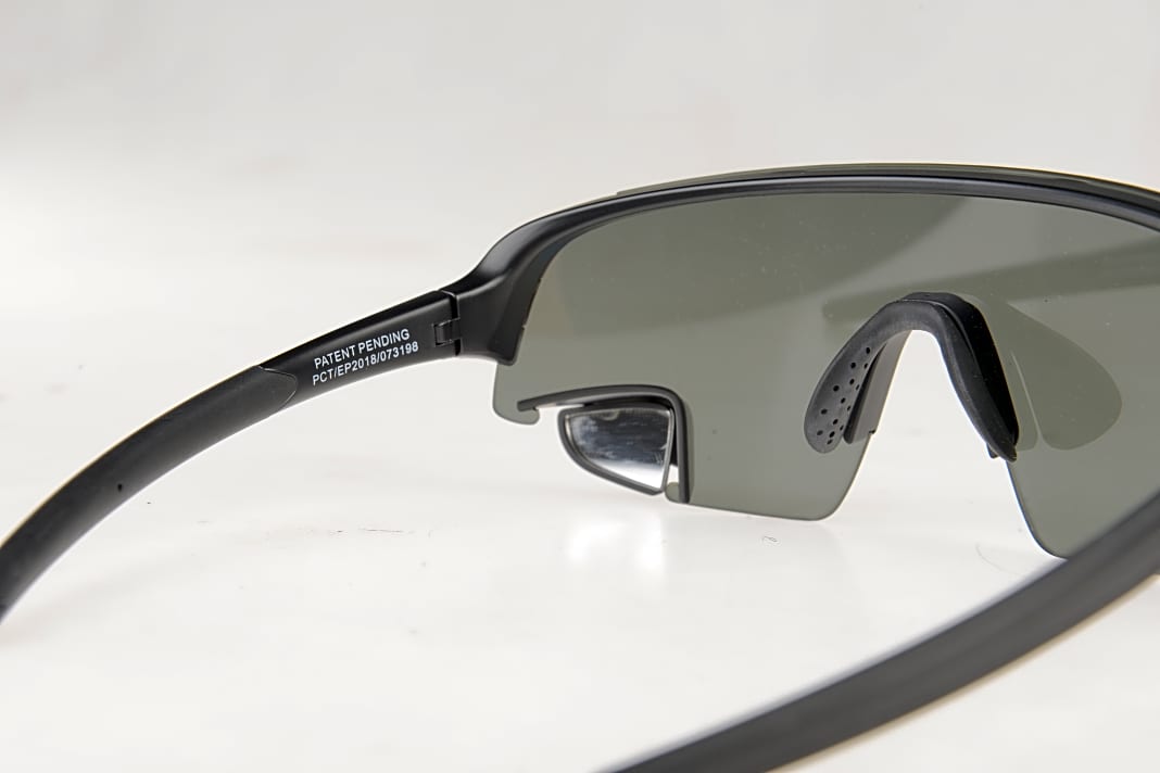 Praktischer Fahrrad-Rückspiegel Für Brille & Helm - 360° Verstellbar, Klare Sicht, Super Einfach Zu Montieren