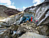Der Spaziergang zum Forni-Gletscher wird leider jedes Jahr ein bisschen länger.