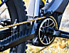 Der Yamaha PW-X2 treibt das Bike an. Das Kettenblatt ist eine Haibike-Konstruktion, der Kettenstrebenschutz sorgt für Ruhe im Heck, die leichten Laufräder für ein transparentes Handling.