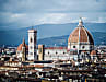 Das Wahrzeichen von Florenz: In den Dom passen 30000 Besucher. Einer der Touristenmagnete, der Mountainbikern in den Hügeln rund um die Stadt freie Bahnen beschert.