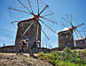 Patmos: Windmühlen gehören zu den Wahrzeichen der Insel.