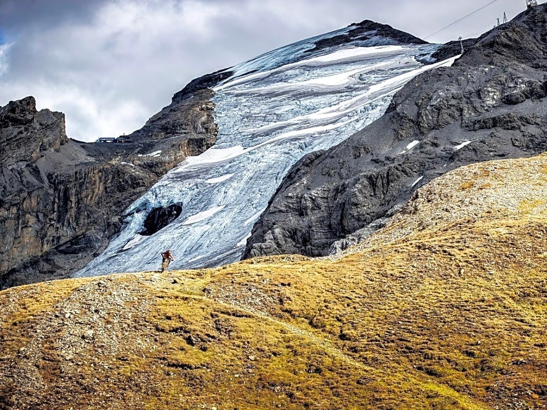 Der Titlis-Gletscher hat einst das gesamte Seen-Hochtal über Engelberg ausge­hobelt. 