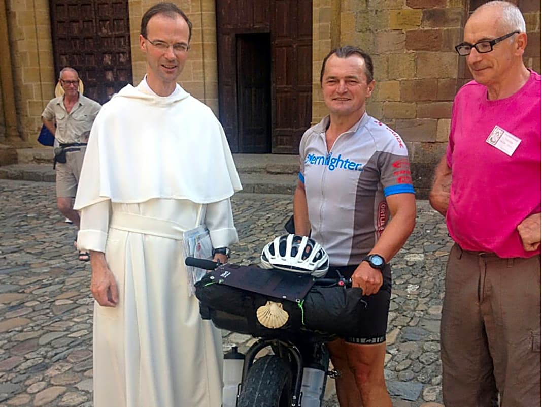 Bike-Fan. der Pfarrer von Figeac