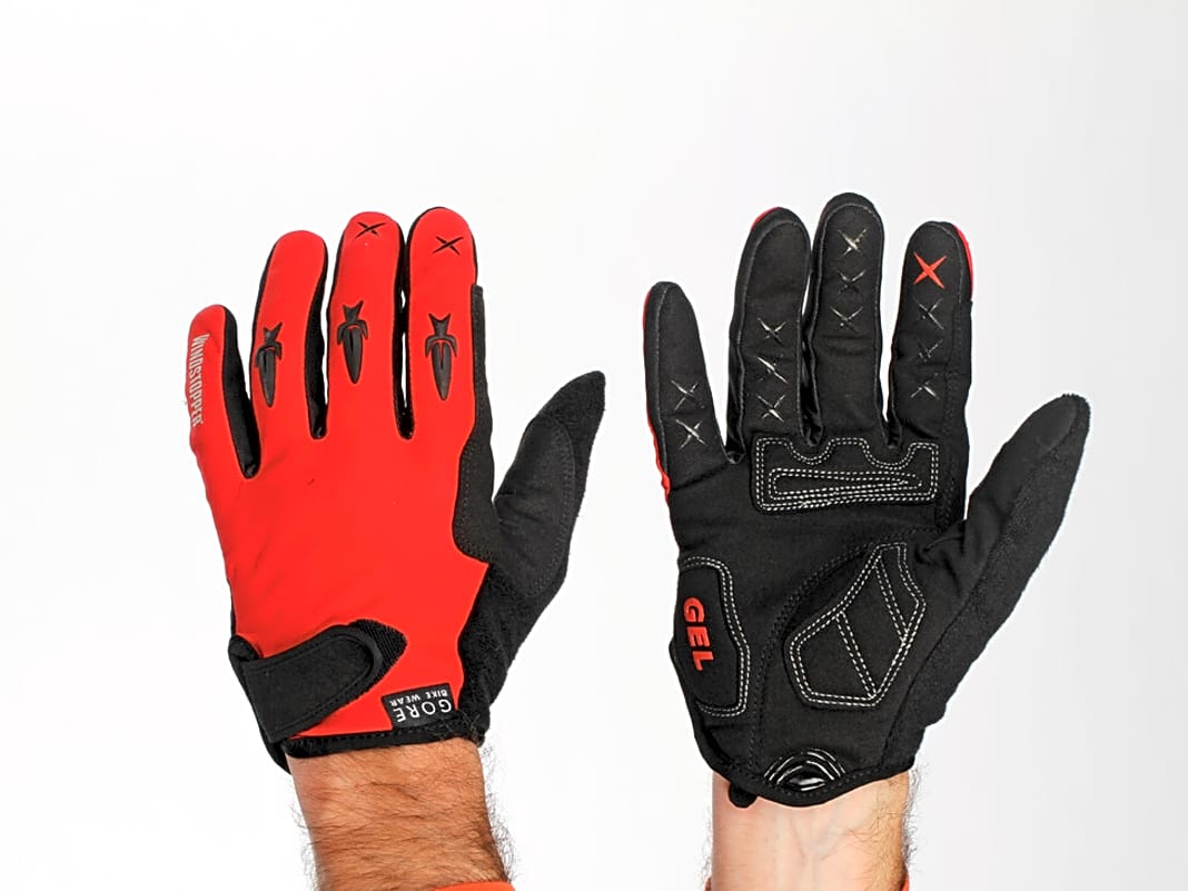 fahrrad gut gepolsterte langarmhandschuhe nichtg zu warm