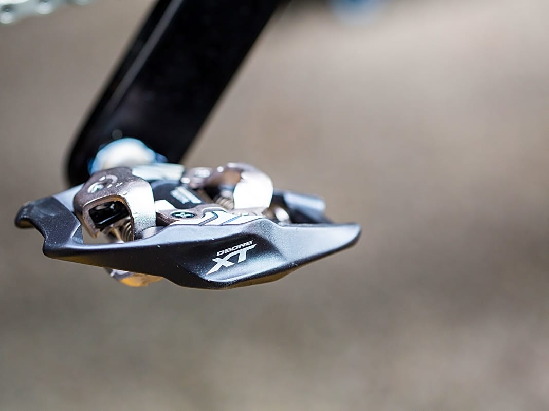 Shimano XT Pedal mit vergrößerter Kontaktfläche