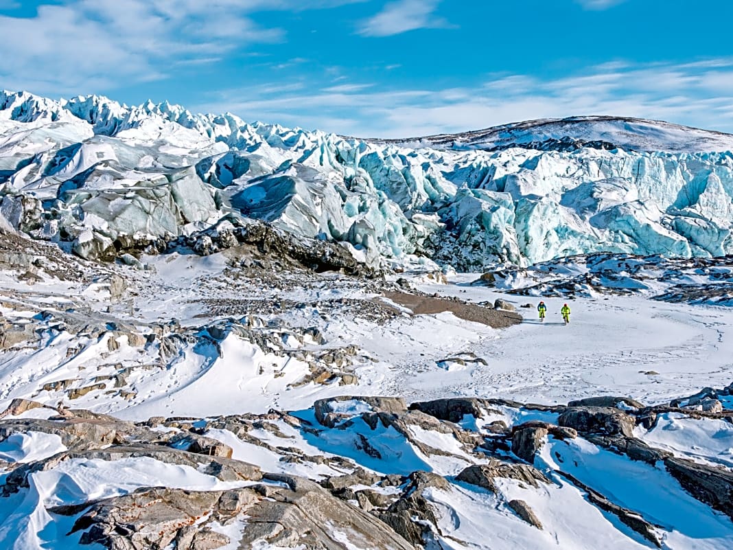 Startpunkt des Arctic-Circle-Trails: die Abbruchkante des Russell-Gletschers.