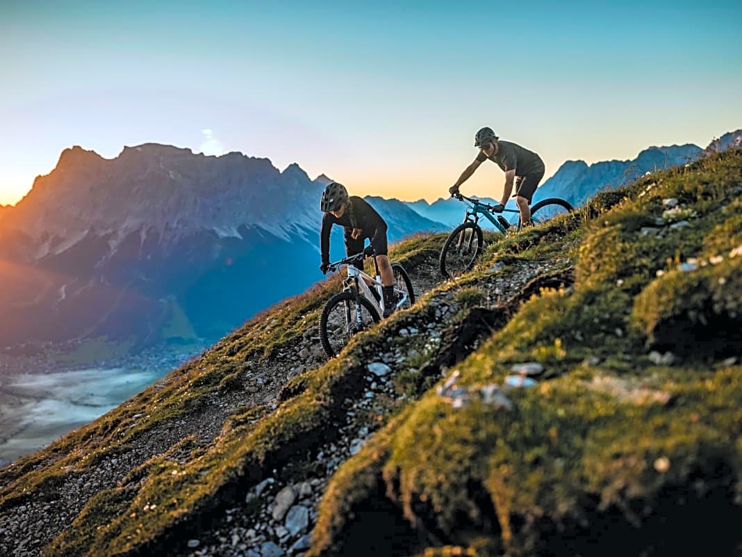 Die Sonnenseite: Trail-Revier an der Zugspitze