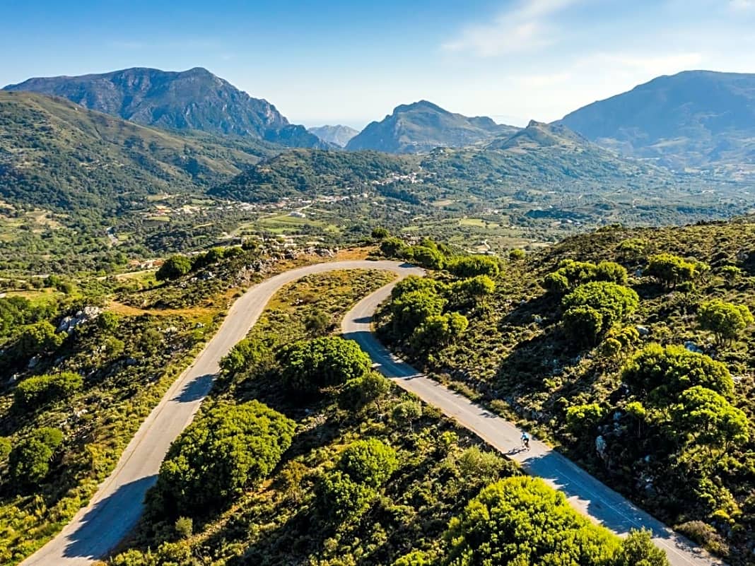 Vier schöne Rennradtouren auf Kreta: Einsame Touren durch das „Gebirge im Meer“