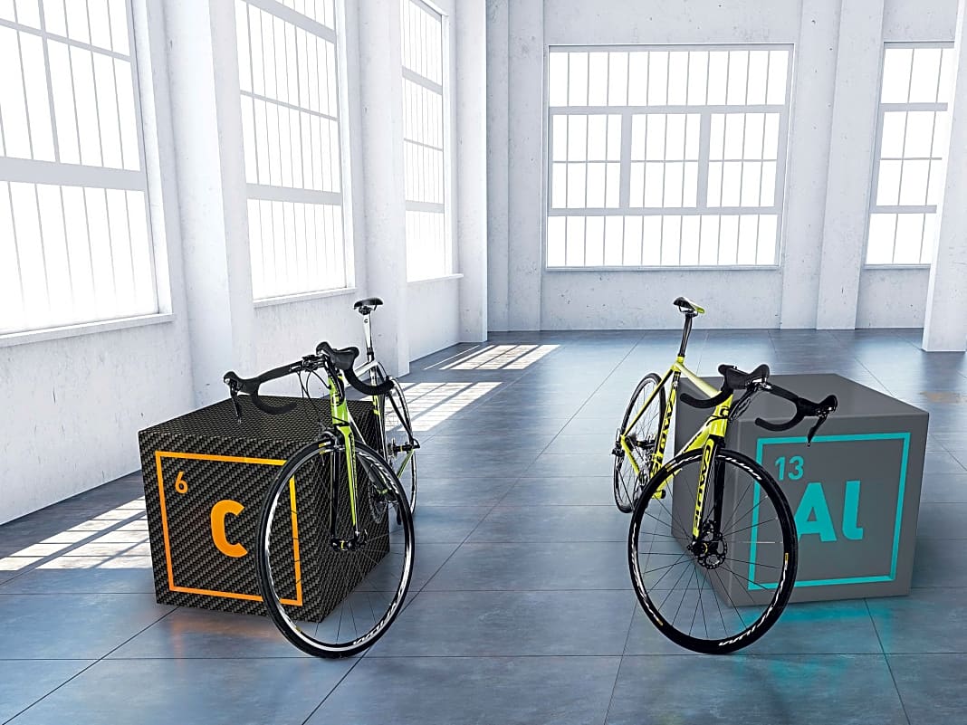 Rennräder aus Aluminium gegen Carbon-Renner - Rennrad-Duell: Aluminium gegen Carbon
