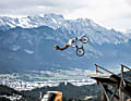 Thomas Genon fliegt beim Crankworx in Innsbruck 2020 