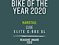 Das Cube Elite C:68X SL: das BIKE Hardtail of the Year 2020.