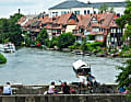 Mal Partymeile, mal stiller Touren-Begleiter – das Wasser der Regnitz bestimmt das Leben in Bamberg.