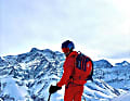 Nino Schurter auf Ski: Aber er fährt nicht alpin, sondern geht Skitouren.