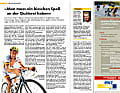 Fabian WegmannAm 29. Juni findet in Bochum die Deutsche Meisterschaft im Straßenrennen statt. Titelverteidiger Fabian Wegmann über weiße Radklamotten, Spaß am Schmerz, Existenzangst und das beste Rennfahreralter