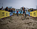 Wout van Aert bei seinem ersten Crossrennen 2022/23 beim UCI Worldcup in Antwerpen. 
