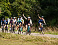 Nach der einführenden Technik-Schulung geht es für die Teilnehmerinnen auf eine gemeinsame Rennrad-Ausfahrt auf ruhig gelegenen Straßen. 