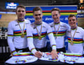 Teamsprint der Herren: Gold Australien, Silber Niederlande, Bronze Großbritannien