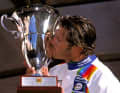 Seine größten Erfolge bei Eintragesrennen fährt Cipollini 2002 ein ...