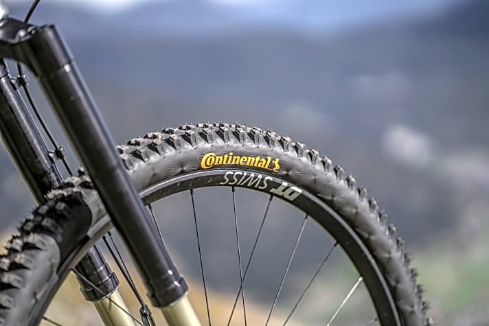 Continental ist der einzige Hersteller von Fahrradreifen in Deutschland. DT Swiss entwickelt in der Schweiz und produziert in Polen.