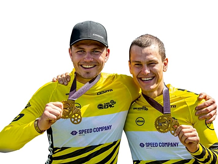 Lukas Baum & Georg Egger, Cape-Epic-Gewinner 2022 