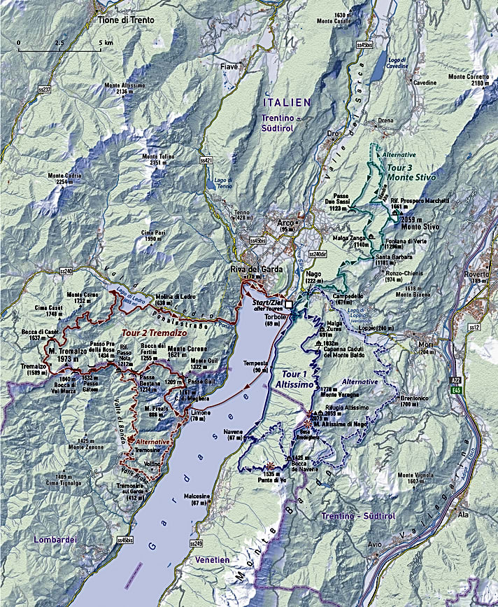 Gardasee-Klassiker, fürs EMTB neu interpretiert: Die 3 Königs-Touren zu Altissimo, Tremalzo und Stivo