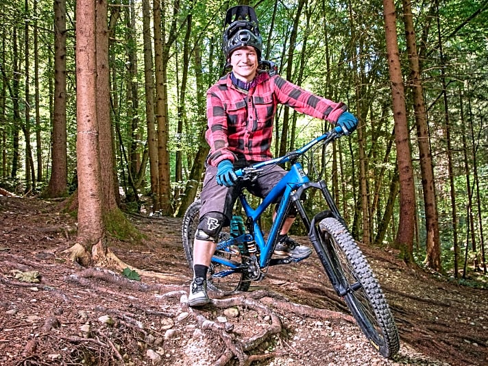 Lars Kuswa, Hobby-Mountainbiker mit Vorliebe für Enduro
