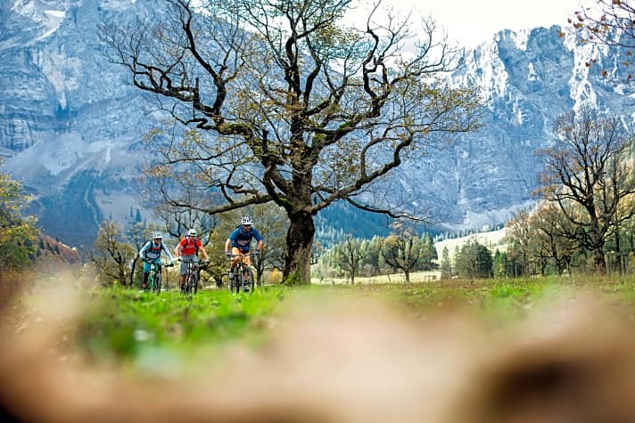   Laut Touren-Autor Moser bietet das Karwendel perfekte Bike-Touren.