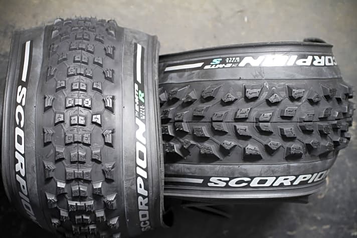   Die Scorpion E-MTB Reifen sollen den idealen Kompromiss finden. Stabil, griffig und trotzdem nicht zu schwer.
