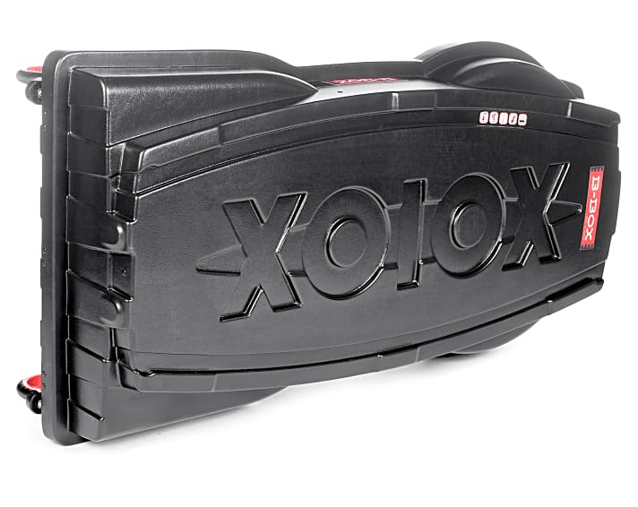   B-Box – 660 Euro – www.xoiox.info PLUS sehr robust und sicher, Schloss MINUS Gewicht, Kabelschlingen