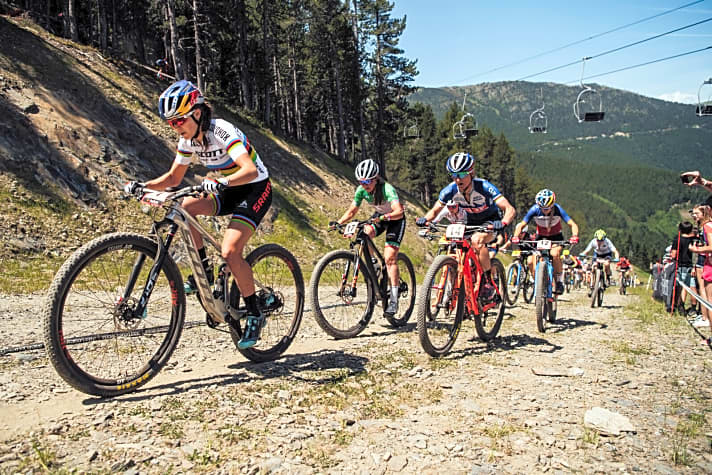   Participants at UCI XCO World Cup in Vallnord, Andorra 2019