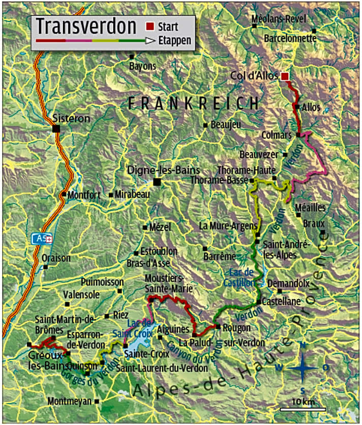  Frankreich: Mountainbike Tour "La Trans Verdon"