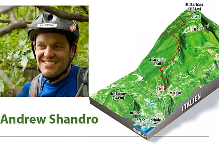   Andrew Shandros Lago-Lieblingstrail – der Anaconda-Trail – ist mittlerweile per Gesetz verboten!