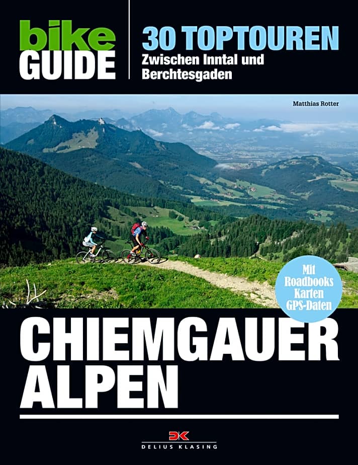   Im BIKE-Guide „Chiemgauer Alpen“ finden Sie die 30 schönsten MTB-Touren aus der Region. Delius-Klasing-Verlag, 132 Seiten, Preis: 14,90 Euro.