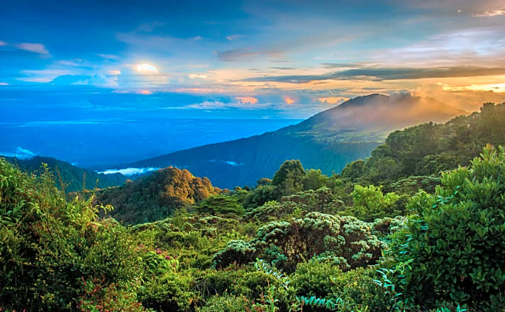   Das Ziel der zweiten Etappe liegt in der Vulkangegend von Cartago.