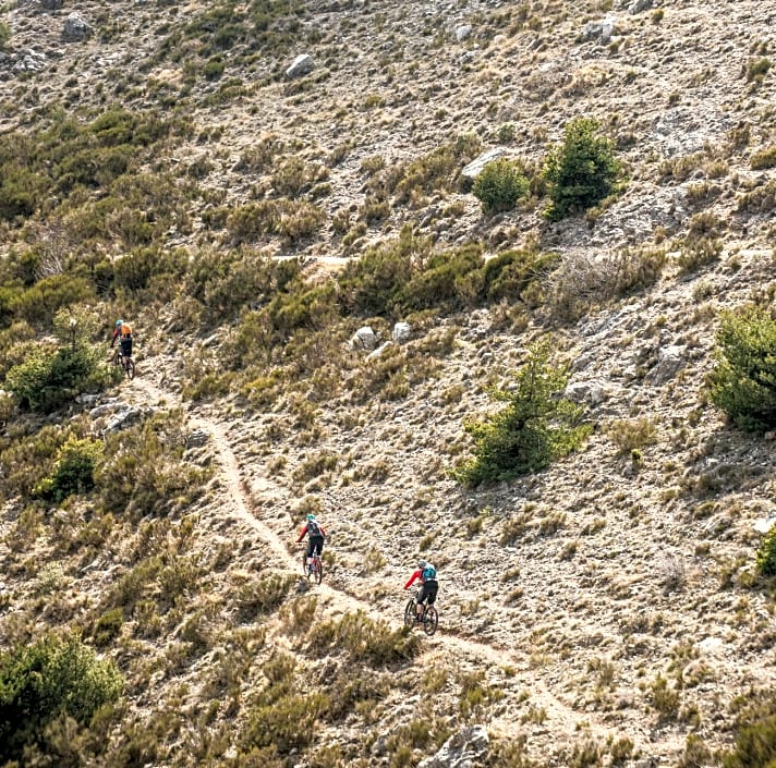   Präsentiert wurden die Spline One-Laufräder in Grasse/Südfrankreich. Die steinigen Trails dort dienten als optimales Testterrain.