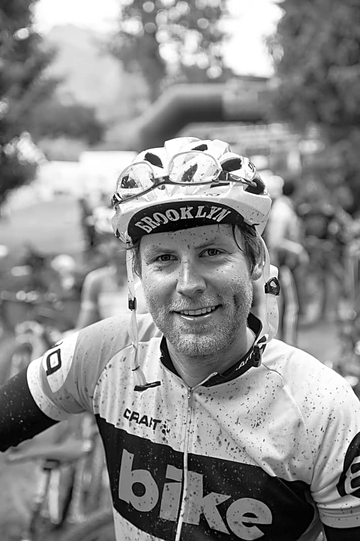   Rider: Stefan Loibl, BIKE-Testredakteur. Fährt Bike seit 2002; Gewicht/Größe 74 kg/1,79 m; Fahrertyp Marathon; Lieblingsrevier Davos/Karwendel
